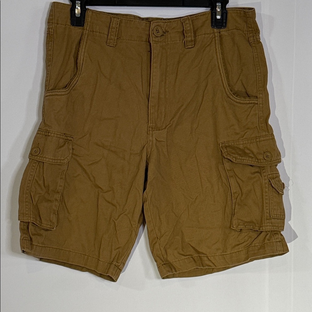 A & R Men's Tan Cargo Shorts